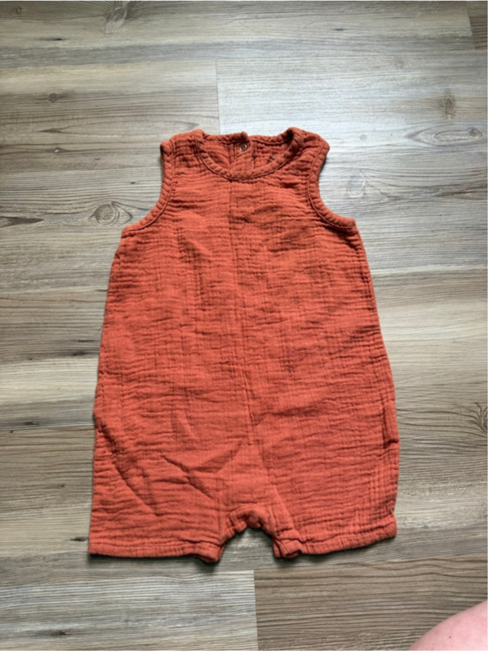 Baby Apple Park Rust Organic Cotton Bodysuit 18-24Months